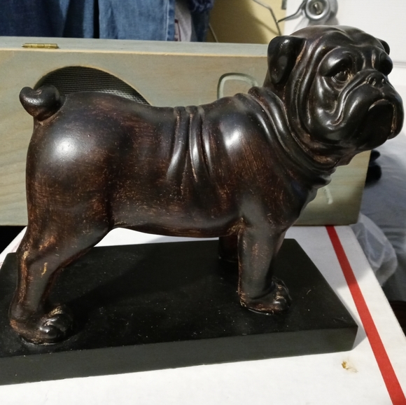 🐶🐕VINTAGE WOOD BULLDOG STATUE 🐕ANIMAL LOVER GIFT GIVING ITEM🐎 - Picture 16 of 16
